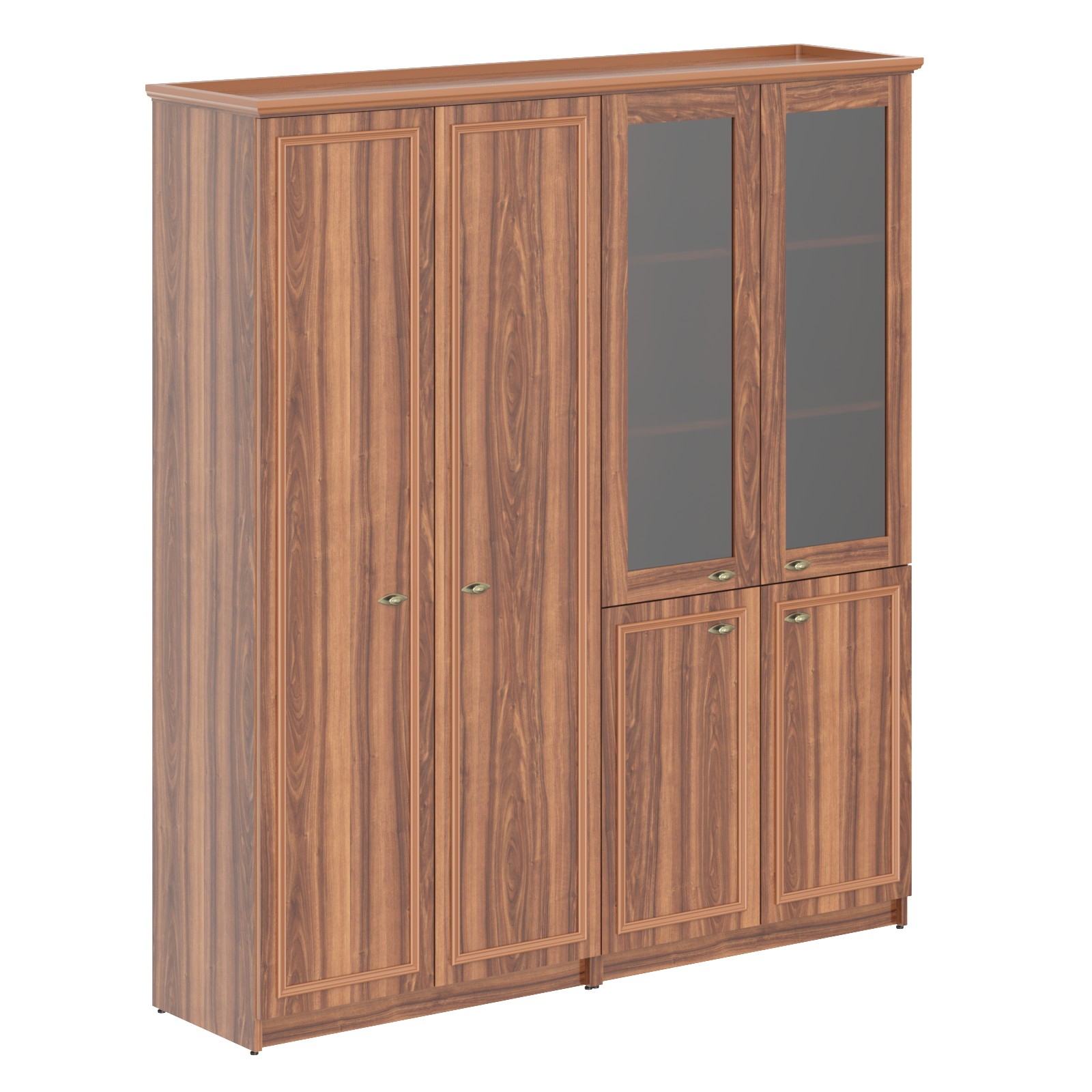 Шкаф высокий 2-х секционный гардероб с комбинированным RAUT RHC 180.6