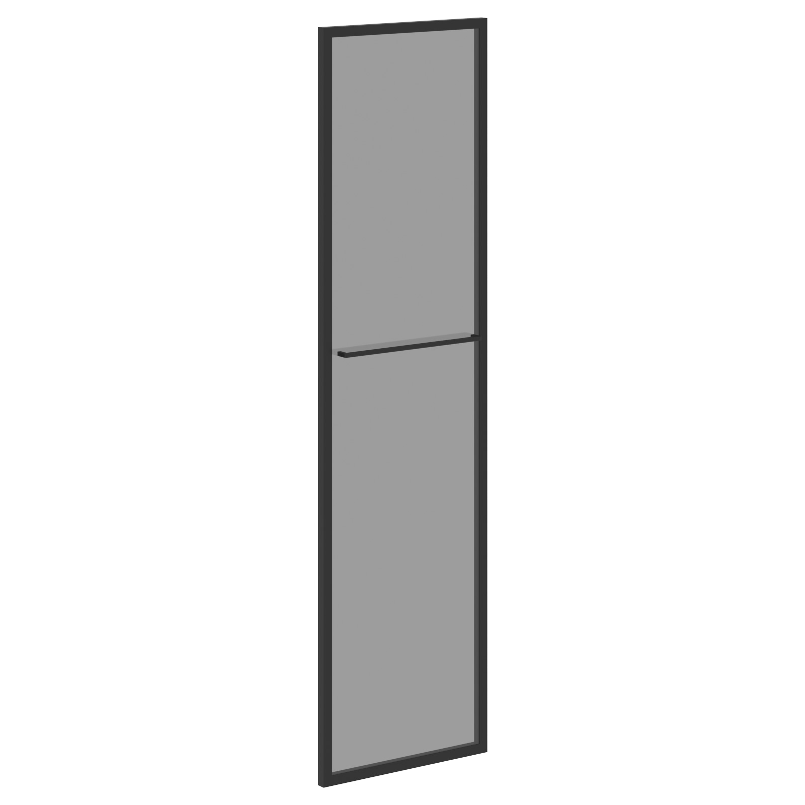 Дверь стеклянная в черной рамке LOFTIS LMRG 40-1(L)