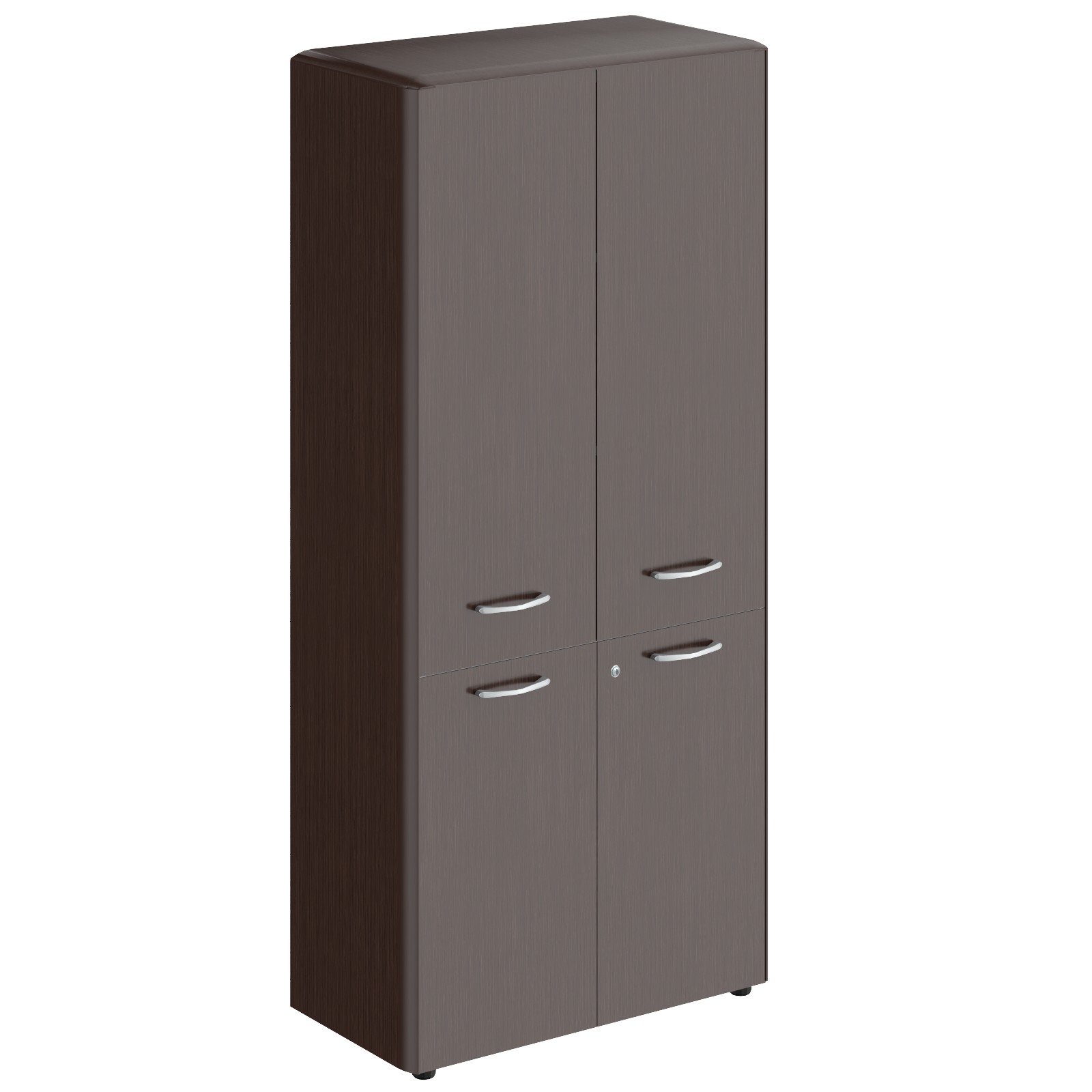 Шкаф с замками в средних и малых дверях и обвязкой DIONI DHC 85.3(Z)